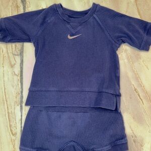 Nike Kids Washed Navy Blue Set